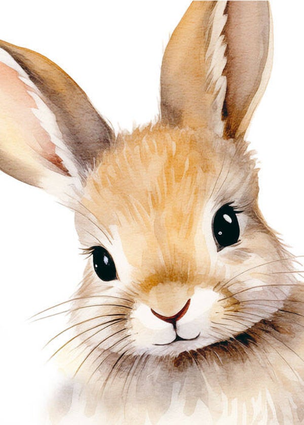 Konijn - wenskaart mooz