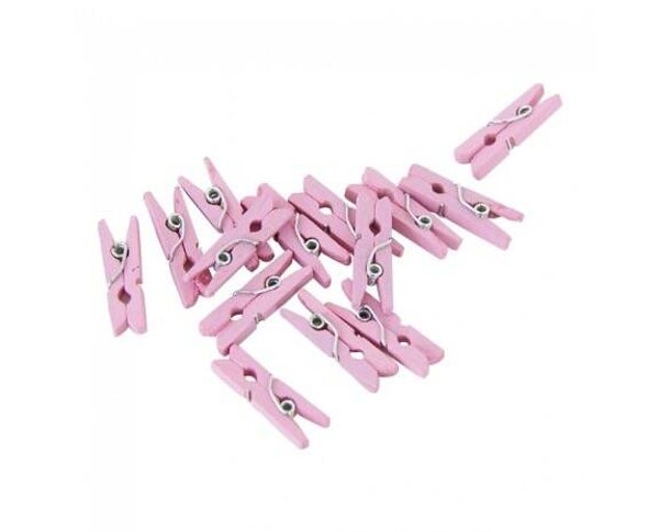 Mini knijpers - roze