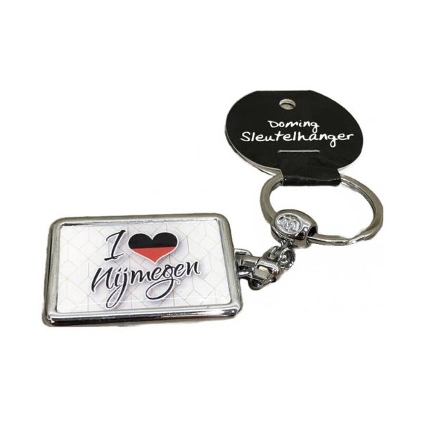 I love Nijmegen - sleutelhanger rechthoek