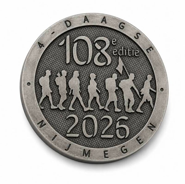 Vierdaagse 108ste editie 2026 - herinneringsmunt