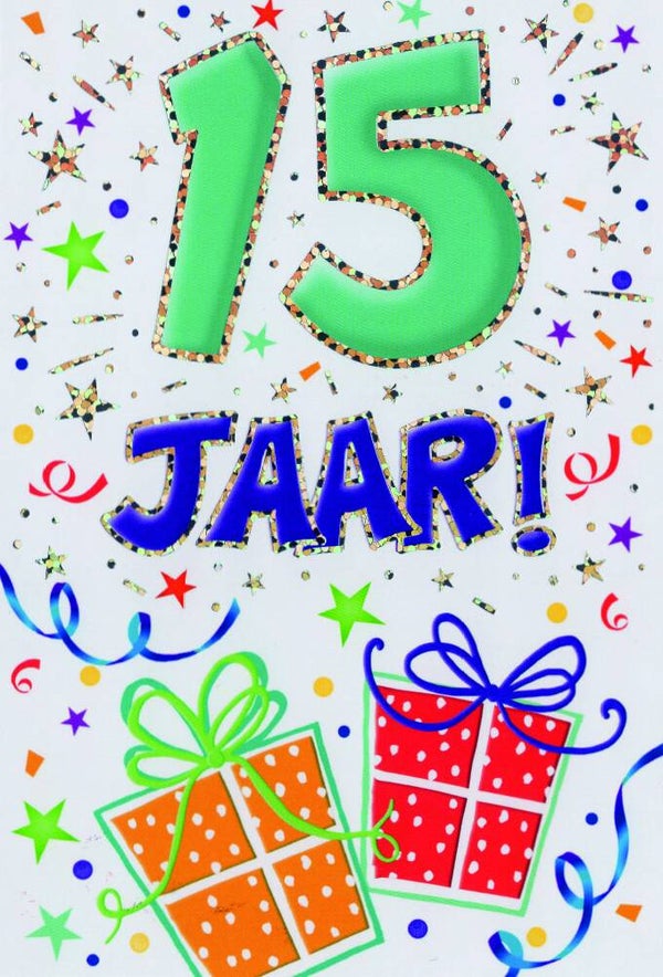 15 Jaar - wenskaart that funny age