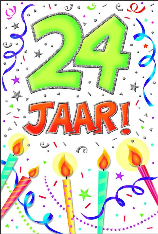 24 Jaar - wenskaart that funny age