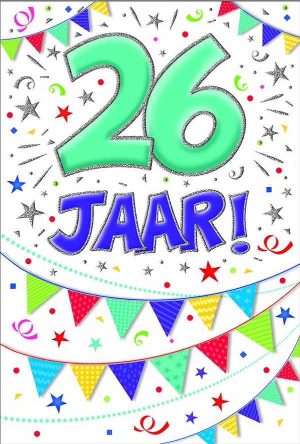 26 Jaar - wenskaart that funny age