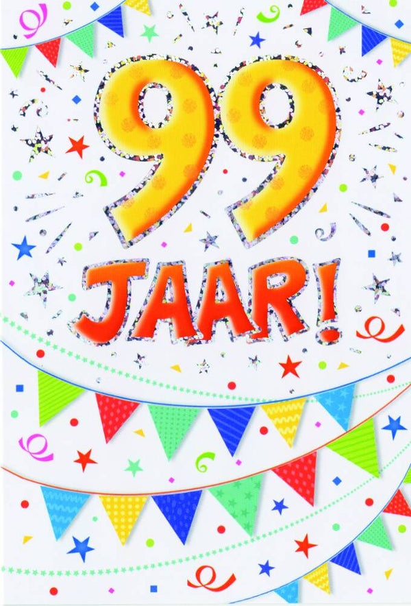 99 Jaar - wenskaart that funny age