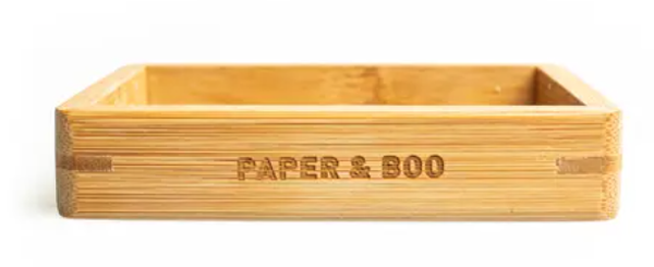 PAPER & BOO Zeepbakje bamboe