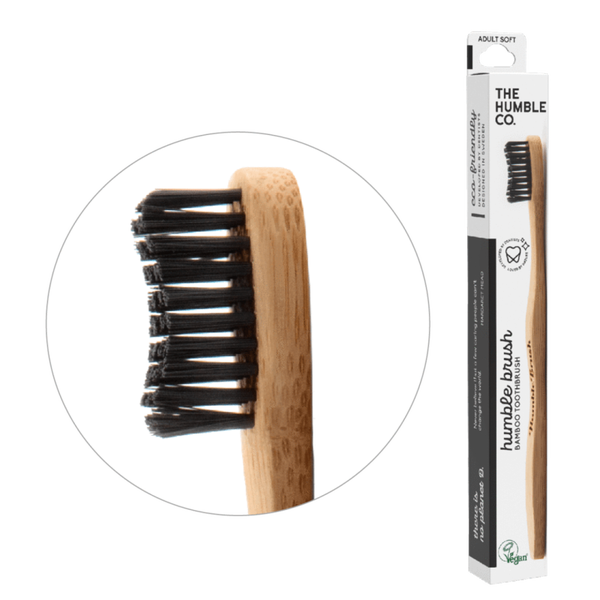 HUMBLE BRUSH adult soft Zwart