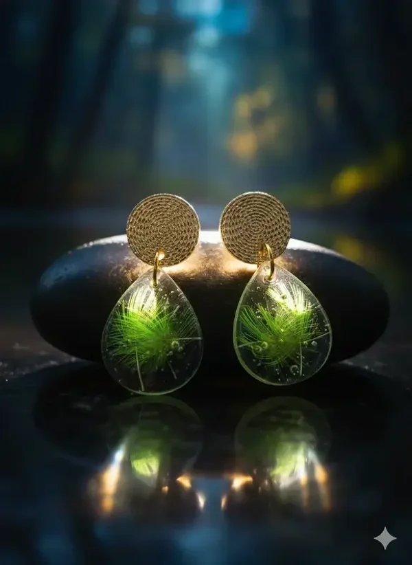 Boucles d’oreilles "Plumes de vie"