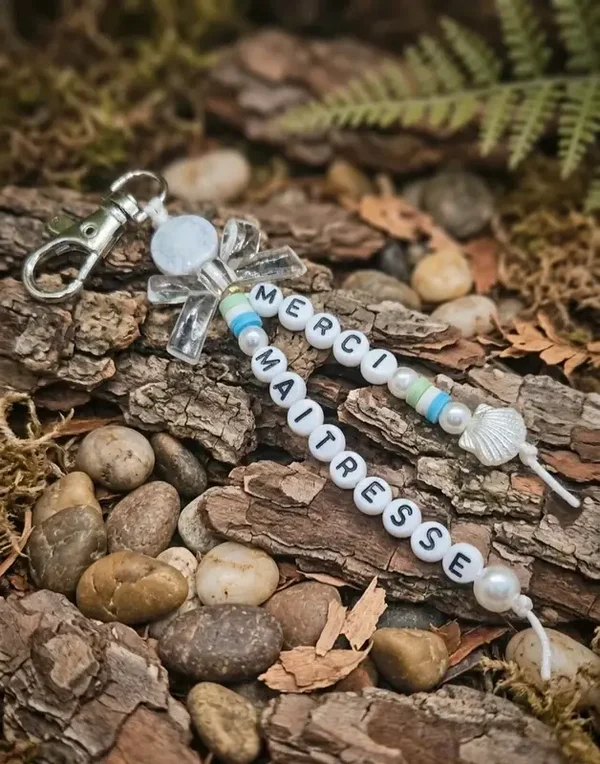 Porte clé "Merci Maîtresse " Le cadeau de fin d'année idéal