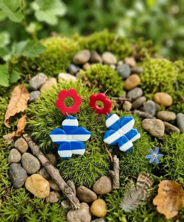 Boucles d’oreilles "Pop Flower"