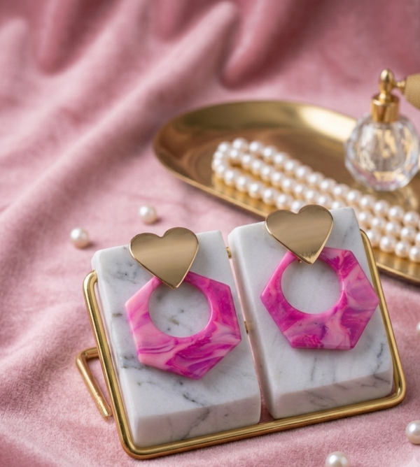 Boucles d’oreilles "Rose"