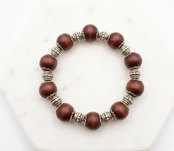 Bracelet bois & métal
