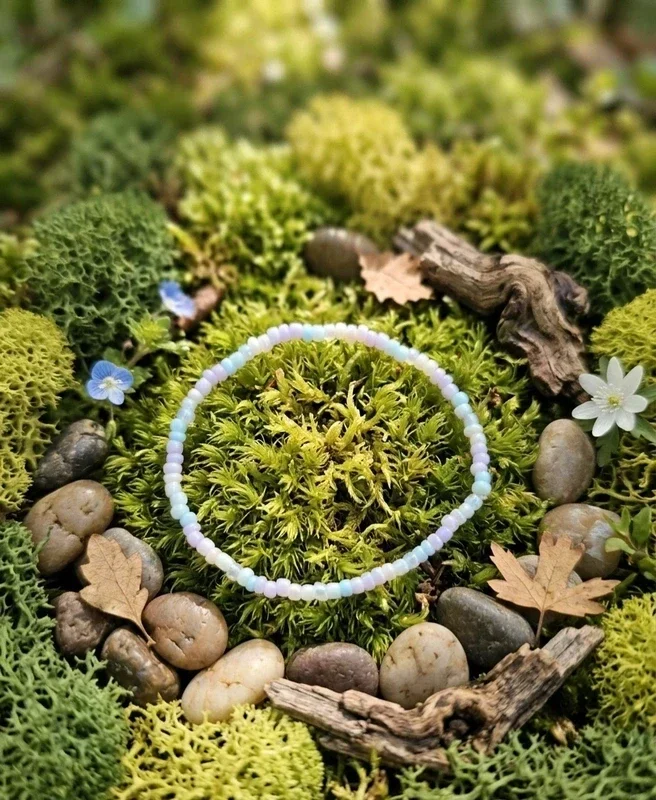 Bracelet perles "Douceur pastel"