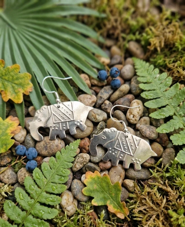 Boucles d'oreilles "Elephant Royal"