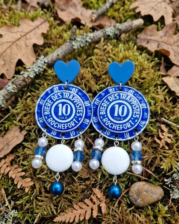 Boucles d'oreilles "Amour & Santé"