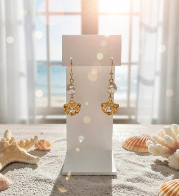 Boucles d’oreilles "Coquillages"