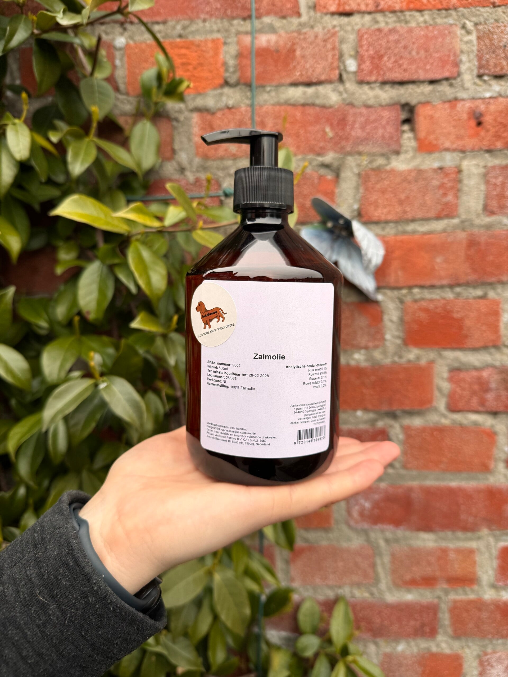 100% Pure Zalmolie – Voor een Gezonde Huid, Glanzende Vacht en Sterke Vitaliteit