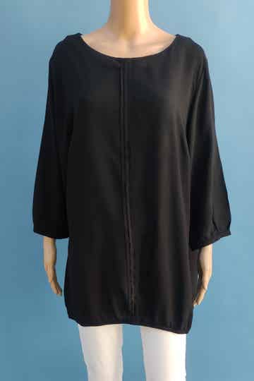 Triangle - Bluse 3/4 Arm schwarz Gr. 4 XL (48)