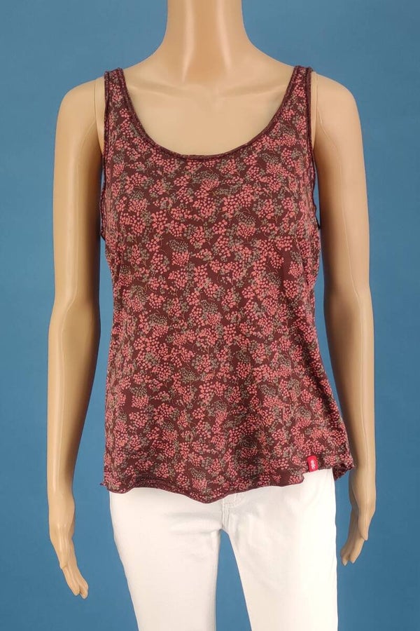 Esprit - Top braun/rosa/grau Gr. S (36)