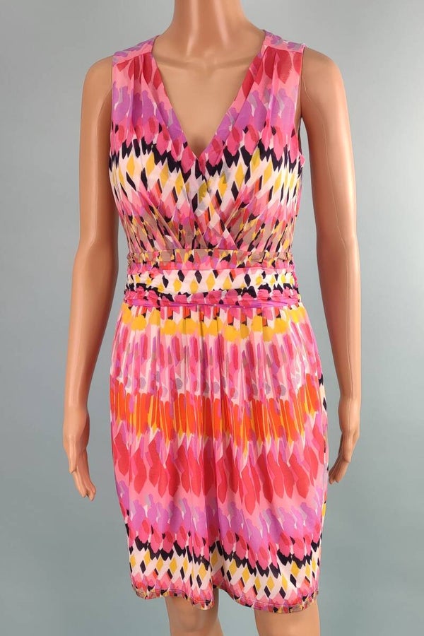 Esprit Kleid ärmellos mehrfrabig Gr. S (36)