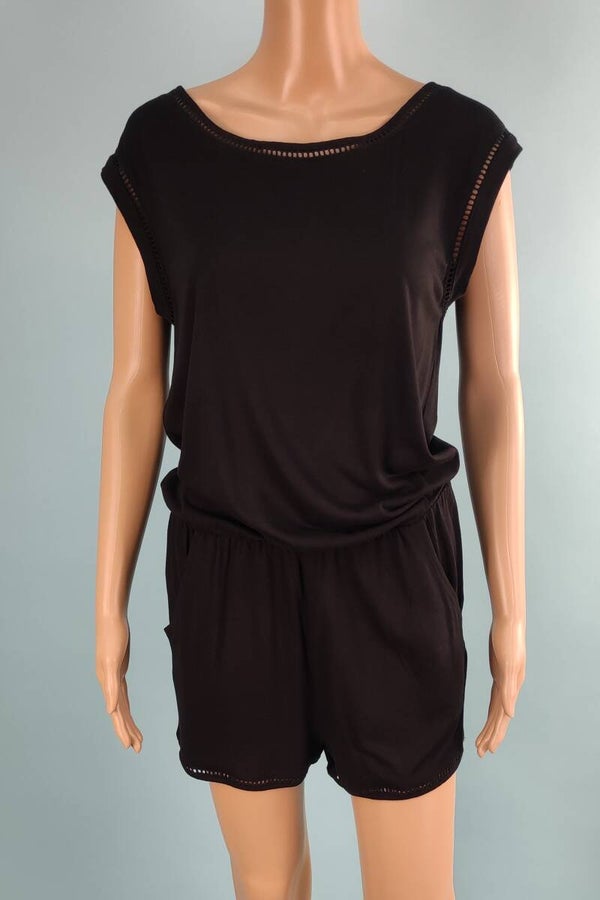 Esprit Jumpsuit kurz schwarz Gr. XS (34)