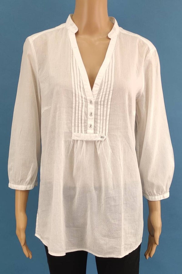 Esprit - Bluse 3/4 Arm weiß Gr. XL (42)