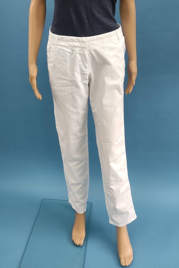 Promod Chino Stoffhose weißl Gr. S (36)
