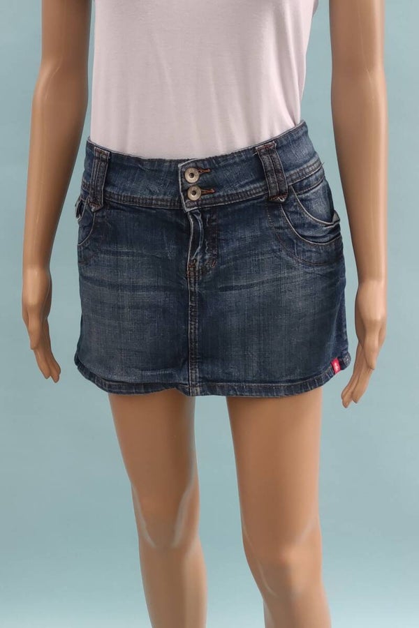 Esprit Mini Jeansrock blau Gr. L (40)