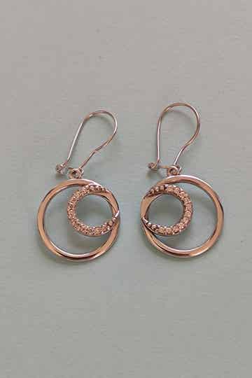 Ohrringe rund Silber 925