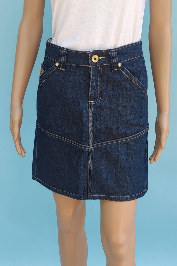 XXX Jeans Jeansrock dunkelblau Gr. S (36)
