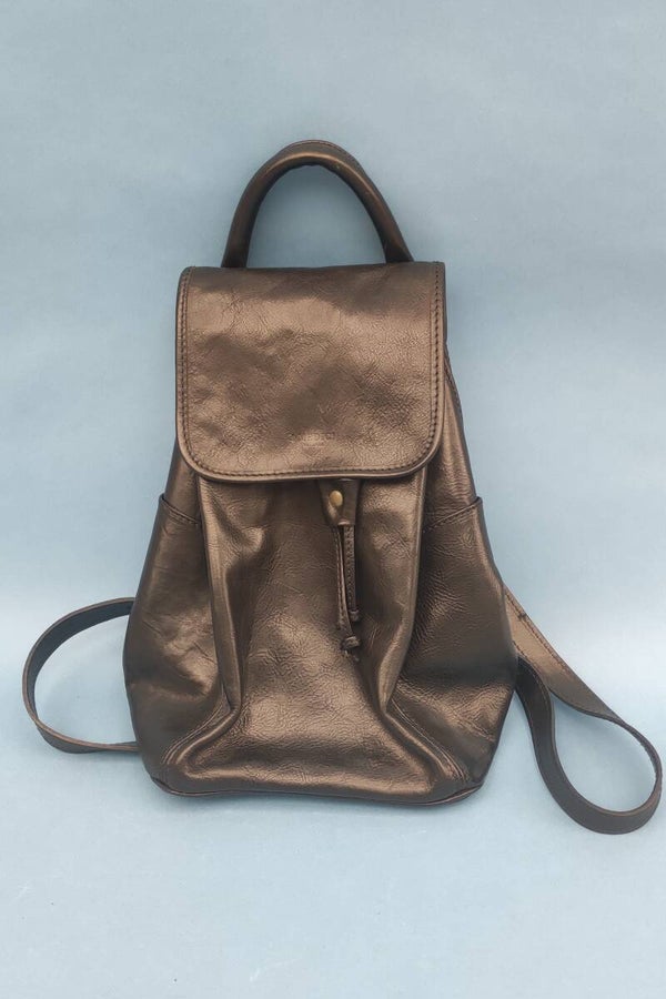 I Medeci Firenze Lederrucksack schwarz