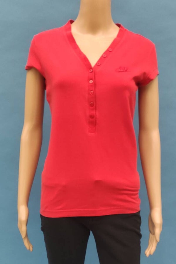 Nike Shirt kurzarm rot Gr. L (40)