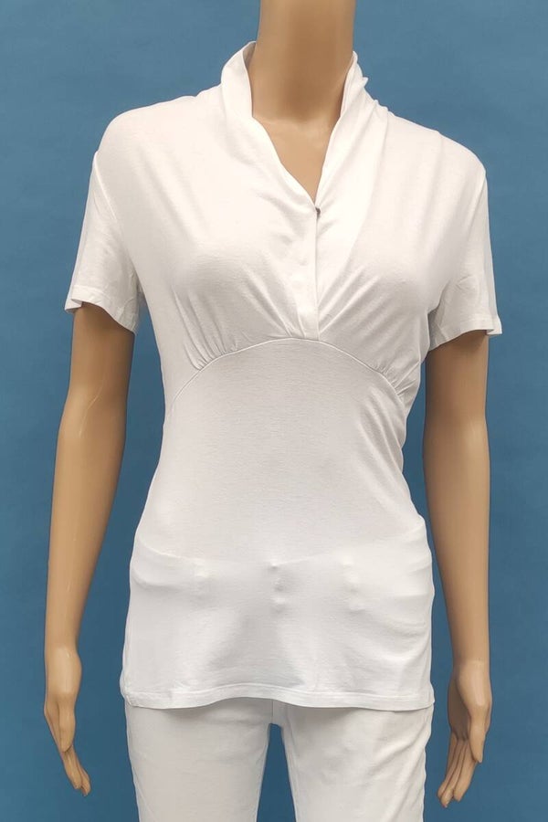 Comma, Shirt kurzarm weiß Gr. S (36)