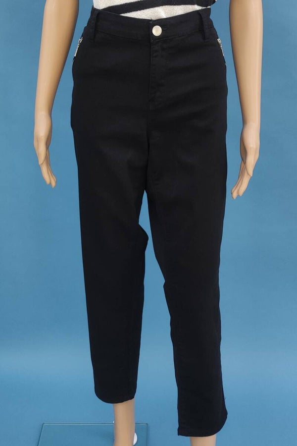 Kapalua Stretch Jeanshose slim fit schwarz Gr. 3XL (46)