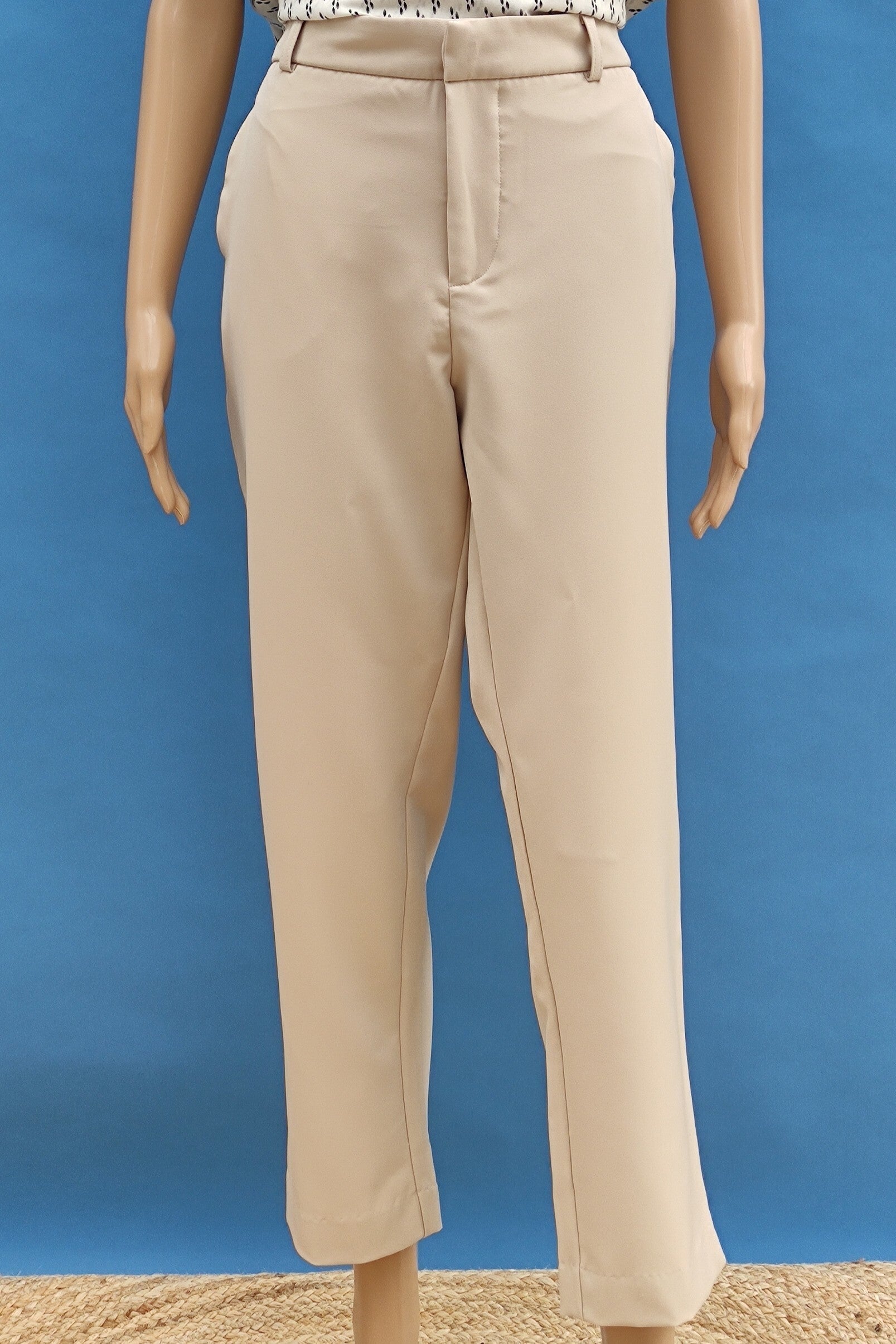 Manguun Business Chino Stoffhose beige Gr. L (40) NEU