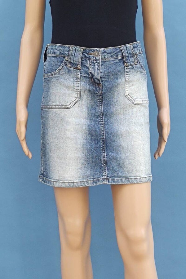 Crazy World Jeansrock hellblau Gr. XS (34)
