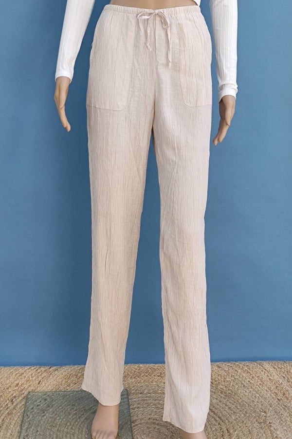 Zara Stoffhose beige Gr. XS (34)
