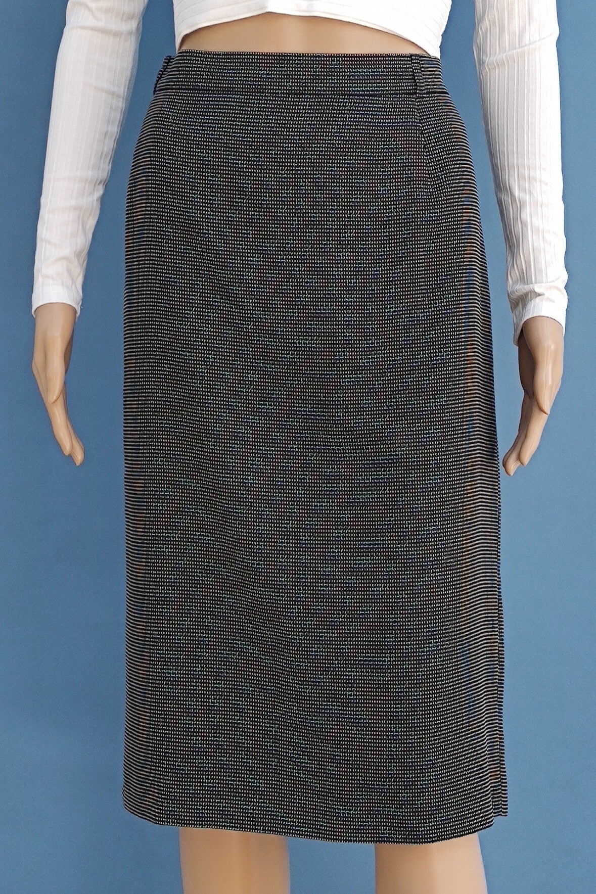 Gerry Weber Business Rock schwarz weiß gepunktet Gr. XXL (44)