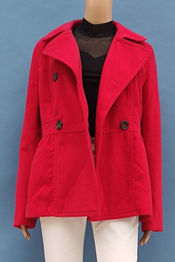 H&M Kurzmantel rot Gr. S (36)