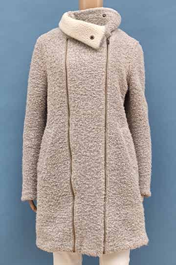 Esprit Wollmantel grau meliert Gr. M (38)