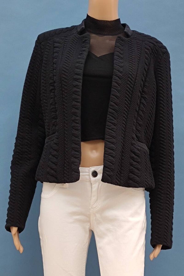 Madeleine Strickjacke schwarz Gr. M (38)