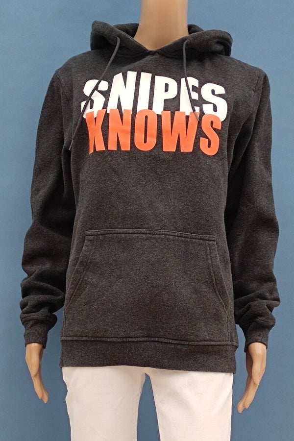 Snipes Kapuzenpullover anthrazit Gr. S (36)