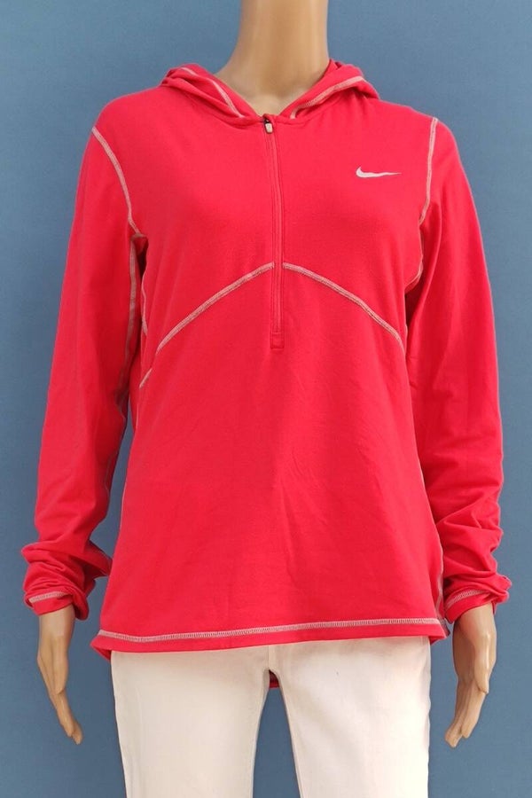 Nike Kapuzenshirt langarm orange Gr. L (40)
