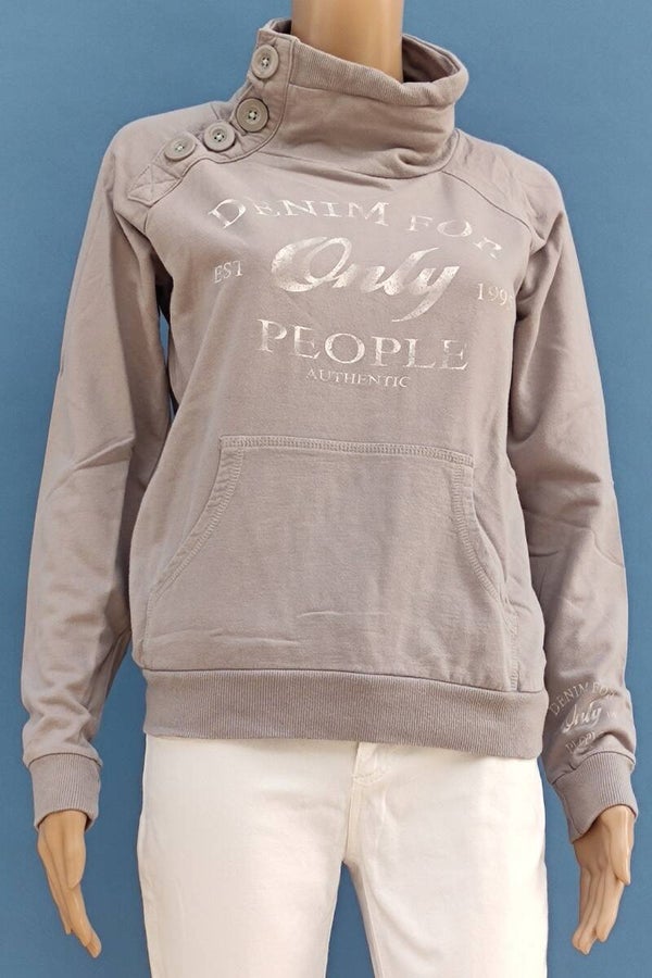 Only Rollkragenpullover grau Gr. M (38)