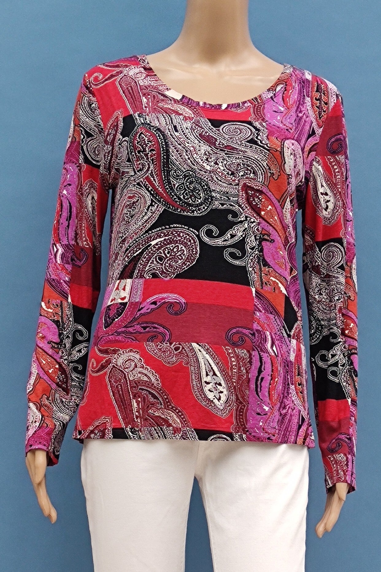 Joachim Bosse Langarmshirt bunt Gr. L (40)