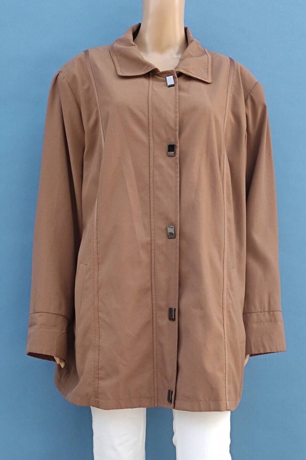 Übergangsjacke braun Gr. 5XL (50)