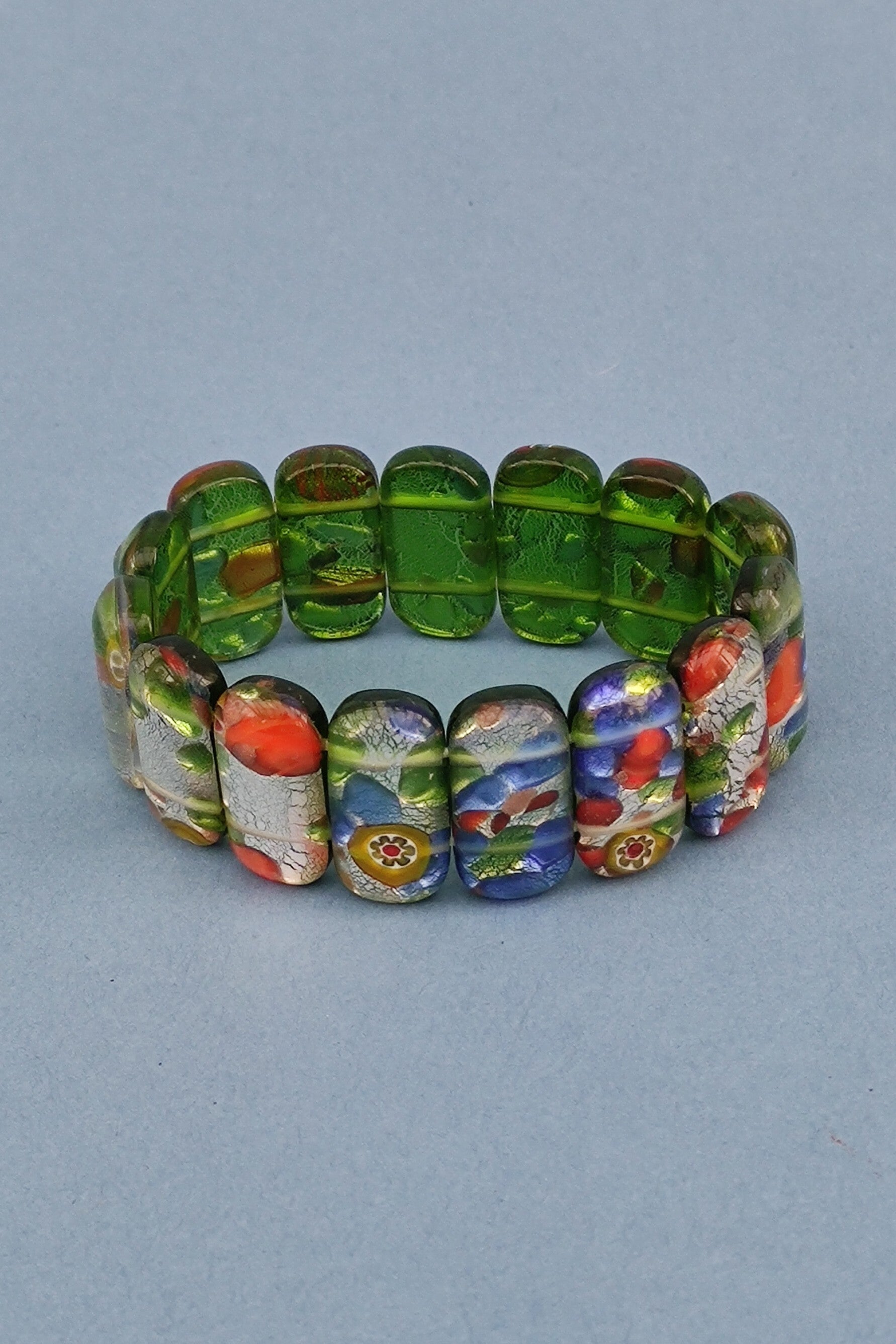 Glasperlenarmband bunt