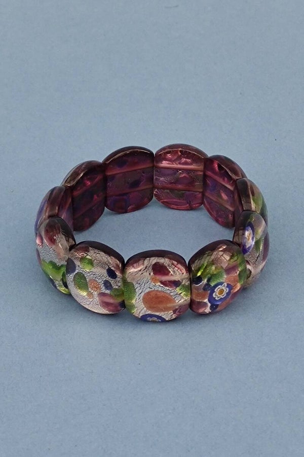 Glasperlenarmband bunt