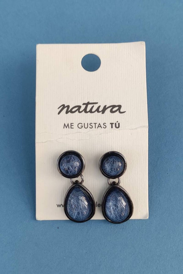 Natura Ohrringe blau NEU