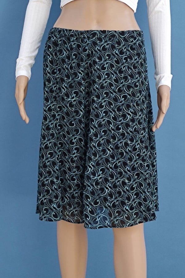 George Rock schwarz/blau mit Muster Gr. S (36)