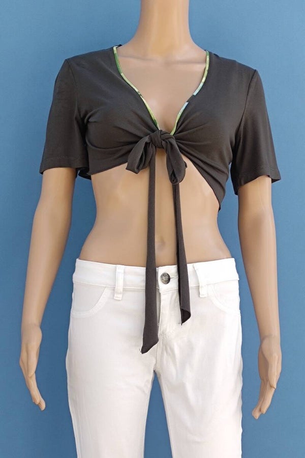 Bonita Bolero kurzarm khaki Gr. S (36)